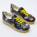 Damen-Sneaker in bunten Farben - Kunstleder