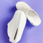 Damen-Berufsclogs mit Plateau - Pure White