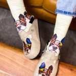 Bulldog Damen bunte Socken