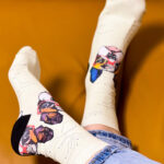 Bulldog Damen bunte Socken