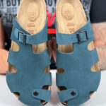 Herren Leder Clogs mit Fußbett - Ansicht