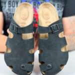 Herren Leder Clogs mit Fußbett - Ansicht