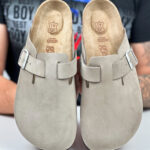 Herren Leder Clogs mit Fußbett - Ansicht