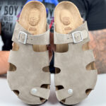 Herren Leder Clogs mit Fußbett - Ansicht