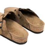 Herren Leder Clogs mit Fußbett - Detail