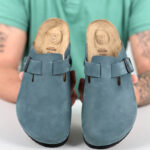 Herren Leder Clogs mit Fußbett - Ansicht