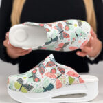 Damen-Berufsclogs mit Plateau - Butterfly Dream