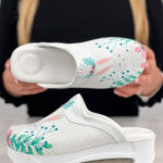 Damen-Berufsclogs mit Plateau - Playful Bunny