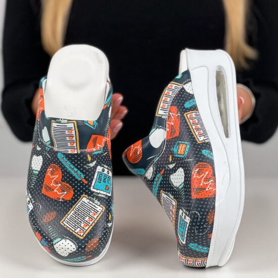 Damen-Plateau-Clogs für die Pflege