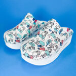 Damen-Plateau-Clogs für die Pflege - Kunstleder
