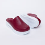 Damen-Berufsclogs mit Plateau - Bloody Red