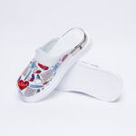 Medizinische Damen-Arbeitsschuhe-Clogs aus Leder