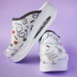 Damen-Plateau-Clogs für die Pflege - Ansicht