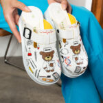 Medizinische Damen-Arbeitsschuhe-Clogs - Ansicht
