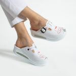 Damen Clogs mit Plateau für Pflegepersonal