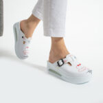 Damen Clogs mit Plateau für Pflegepersonal