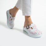 Damen Clogs mit Plateau für Pflegepersonal