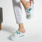 Damen Clogs mit Plateau für Pflegepersonal