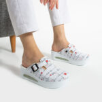 Damen Clogs mit Plateau für Pflegepersonal