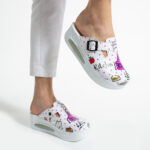 Damen Arbeitsschuhe Plateau Clogs für die Küche