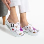 Damen Arbeitsschuhe Plateau Clogs für die Küche