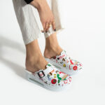 Damen Arbeitsschuhe Plateau Clogs für die Küche