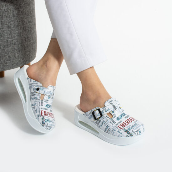 Damen Clogs mit Plateau für Pflegepersonal