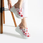 Moderne Damen‑Clogs aus echtem Leder mit hohem Plateau