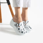 Moderne Damen‑Clogs aus echtem Leder mit hohem Plateau