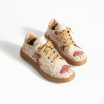 Bunte Ledersneaker für Damen