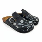 Arbeits-Damen Clogs mit Fußbett aus Leder für die Küche