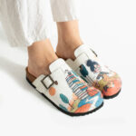 Damen-Clogs mit Fußbett für Kosmetikstudios Damen-Berufsclogs mit Fußbett Friseurschuhe 2