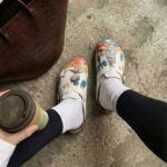 Bunte Damen-Clogs mit Fußbett