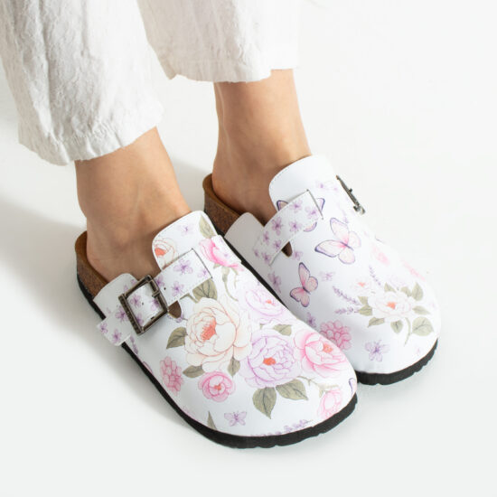 Bunte Damen-Clogs mit Fußbett Damen-Berufsclogs mit Fußbett Bunte Clogs für Damen