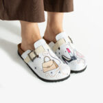 Bunte Damen-Clogs mit Fußbett Damen-Berufsclogs mit Fußbett Bunte Clogs für Damen