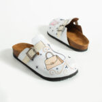 Bunte Damen-Clogs mit Fußbett