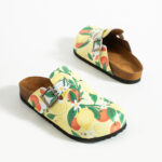 Bunte Damen-Clogs mit Fußbett