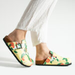 Bunte Damen-Clogs mit Fußbett