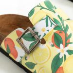 Bunte Damen-Clogs mit Fußbett