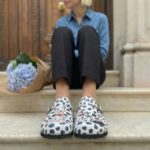 Bunte Damen-Clogs mit Fußbett