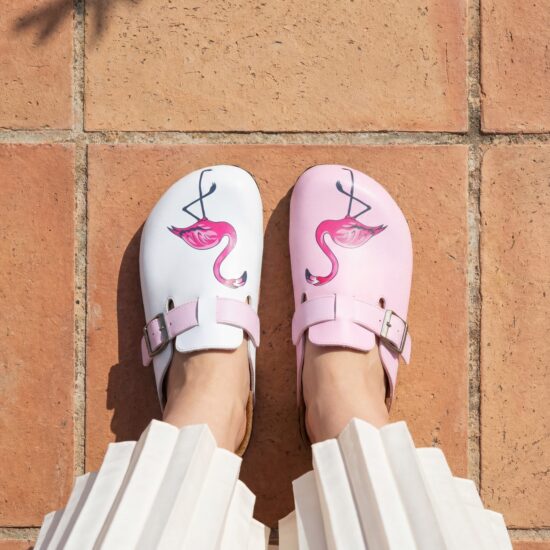Bunte Damen-Clogs mit Fußbett Damen-Berufsclogs mit Fußbett Bunte Clogs für Damen 2