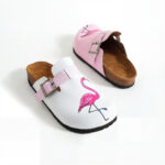 Bunte Damen-Clogs mit Fußbett