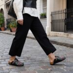 Bunte Damen-Clogs mit Fußbett