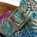 Bunte Damen-Clogs mit Fußbett