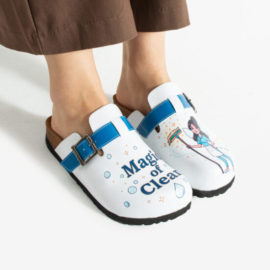 Damen-Clogs mit Fußbett für Housekeeping