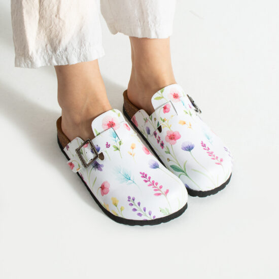 Bunte Damen-Clogs mit Fußbett Damen-Berufsclogs mit Fußbett Bunte Clogs für Damen