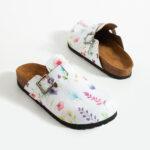 Bunte Damen-Clogs mit Fußbett