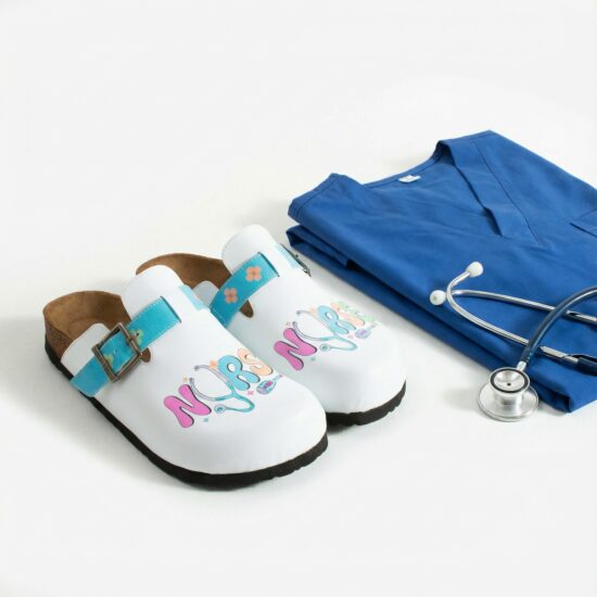 Damen-Clogs mit Fußbett für Krankenschwestern Damen-Berufsclogs mit Fußbett Krankenhaus Schuhe 2