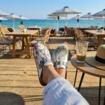 Bunte Damen-Clogs mit Fußbett