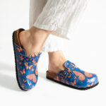 Bunte Damen-Clogs mit Fußbett